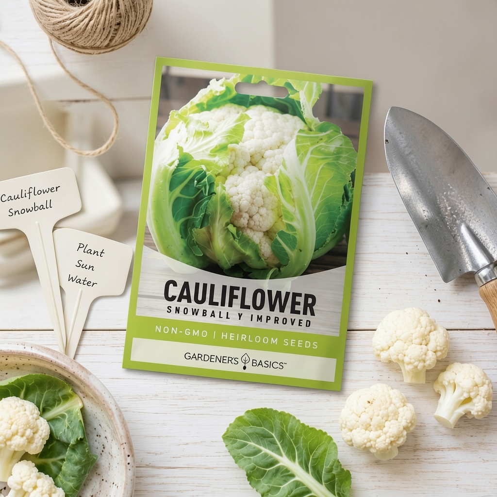 Grow-Ready Cauliflower Seeds Garden Selection - urban garden seed set