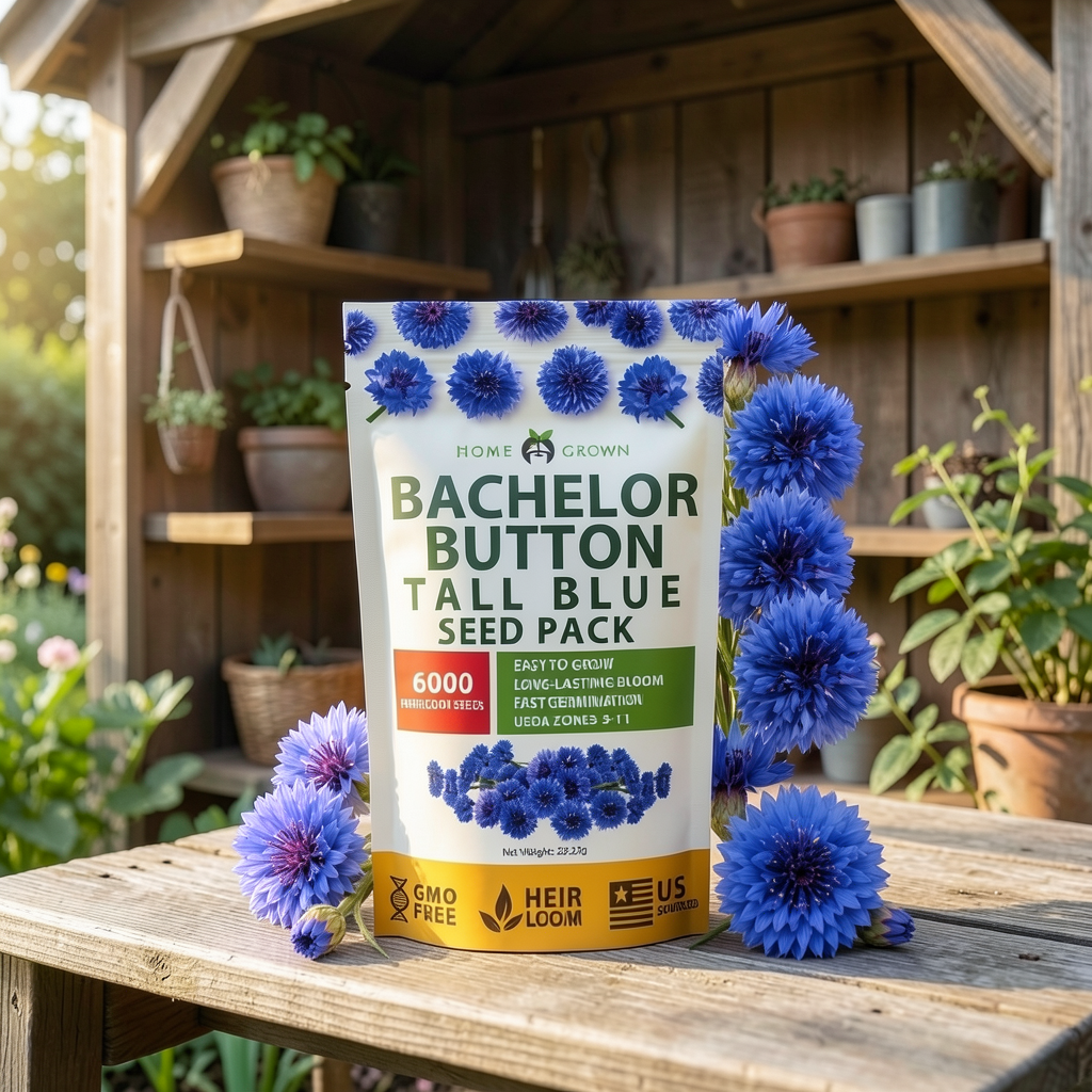 Grow-Ready Cornflower Seeds - urban garden seed set