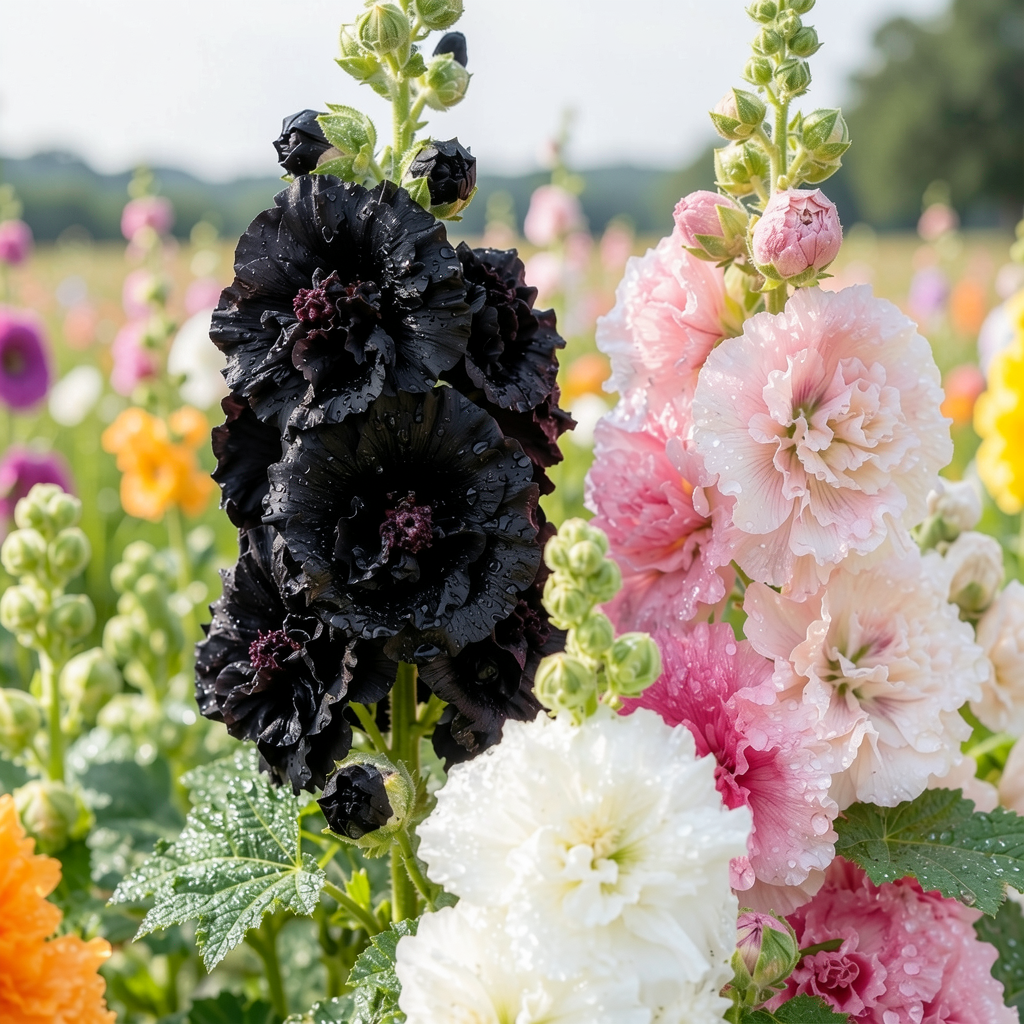 Grow-Ready Hollyhock Seeds - urban garden seed set