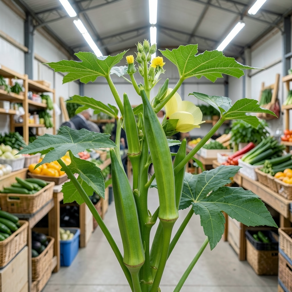 Grow-Ready Okra Seeds - urban garden seed set