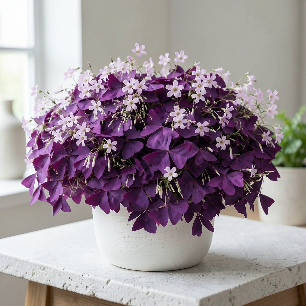 Grow-Ready Purple-Leaf Oxalis Bulbs Seeds - urban garden seed set