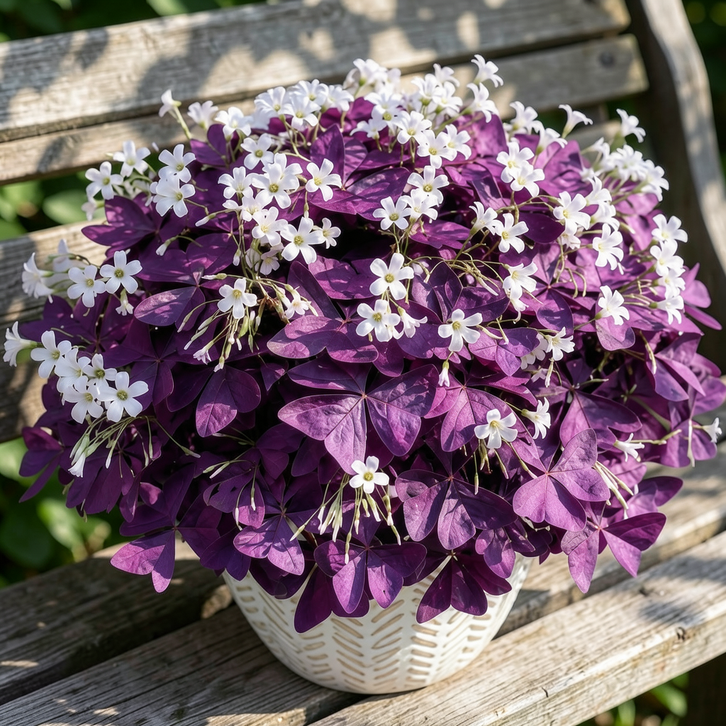Grow-Ready Purple-Leaf Oxalis Bulbs Seeds - urban garden seed set