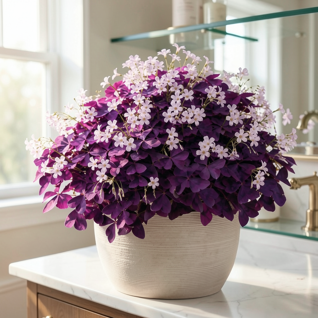 Grow-Ready Purple-Leaf Oxalis Bulbs Seeds - urban garden seed set